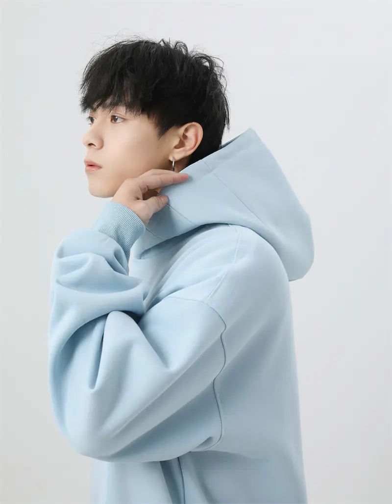 Heavyweight Cropped Men's Hoodie