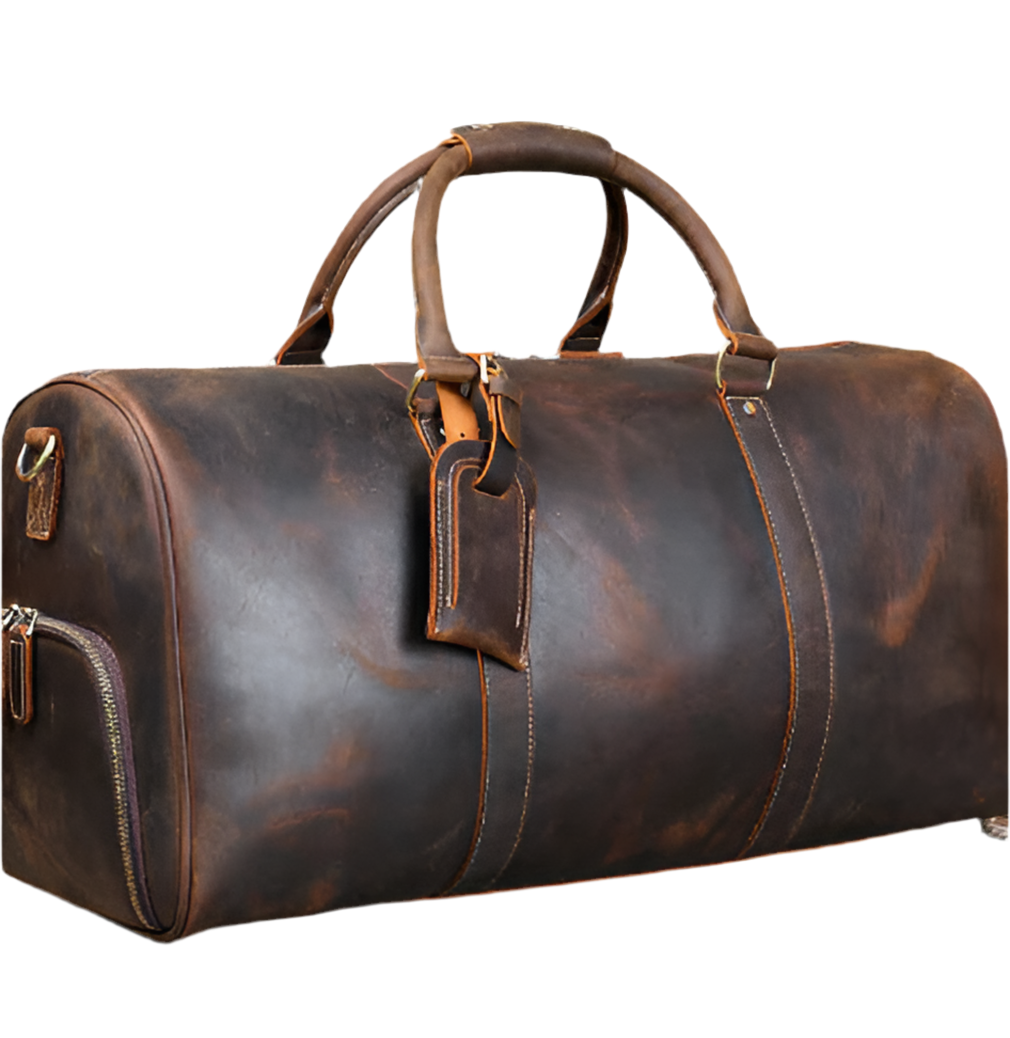 Men's Vintage Crossbody Tote Travel Bag