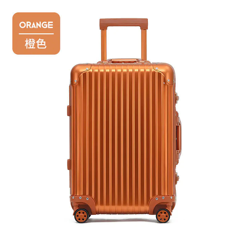 Aluminum-Magnesium Alloy Rolling Business Luggage 20/24/28"