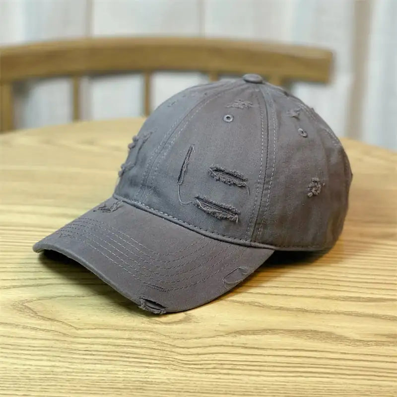 Retro Distressed Baseball Hat for Men