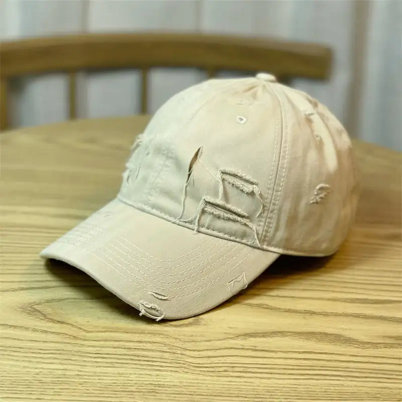 Retro Distressed Baseball Hat for Men