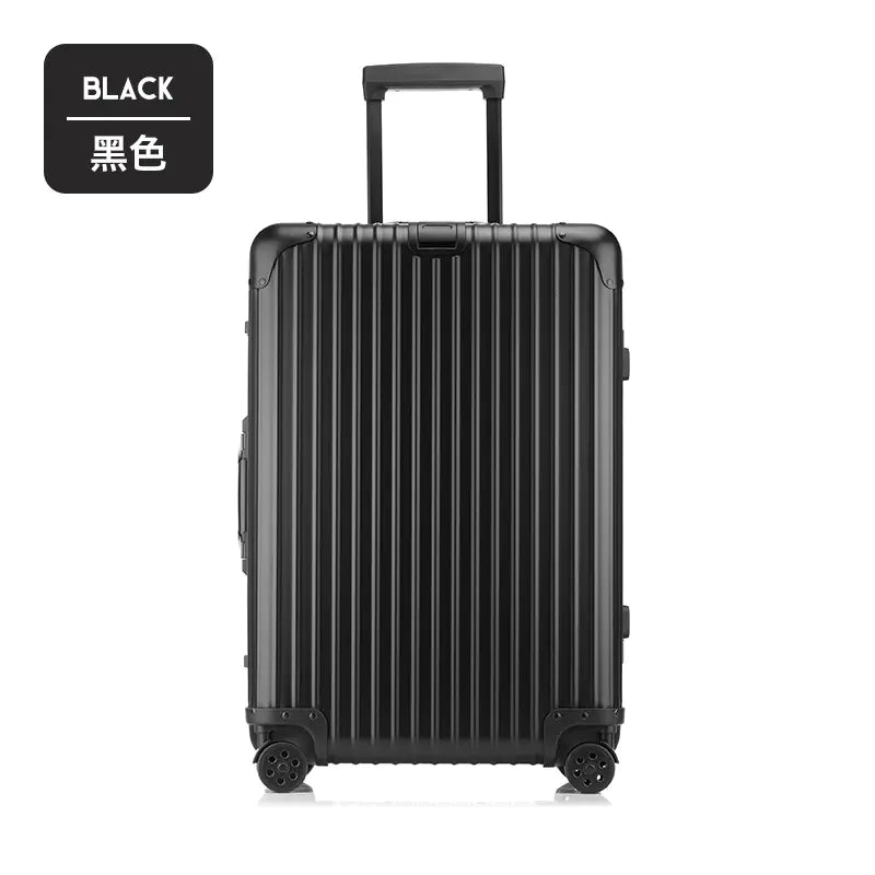 Aluminum-Magnesium Alloy Rolling Business Luggage 20/24/28"