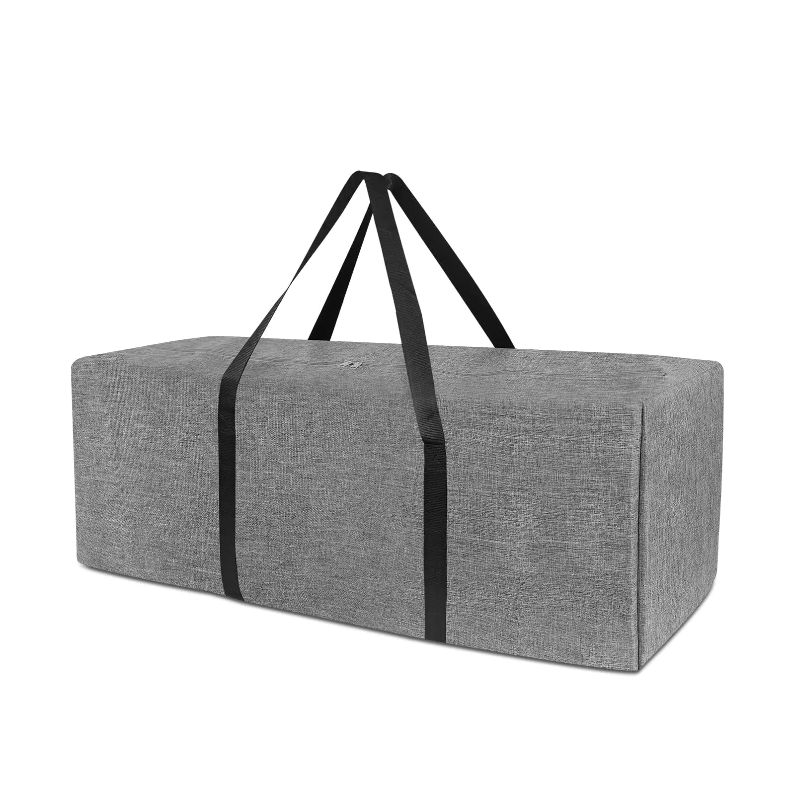 36 Inch Sports Duffle Bag - 106L Large Luffel Bag for Travel Foldable Luggage Duffle Bag with Zippers for Men Women (Grey)