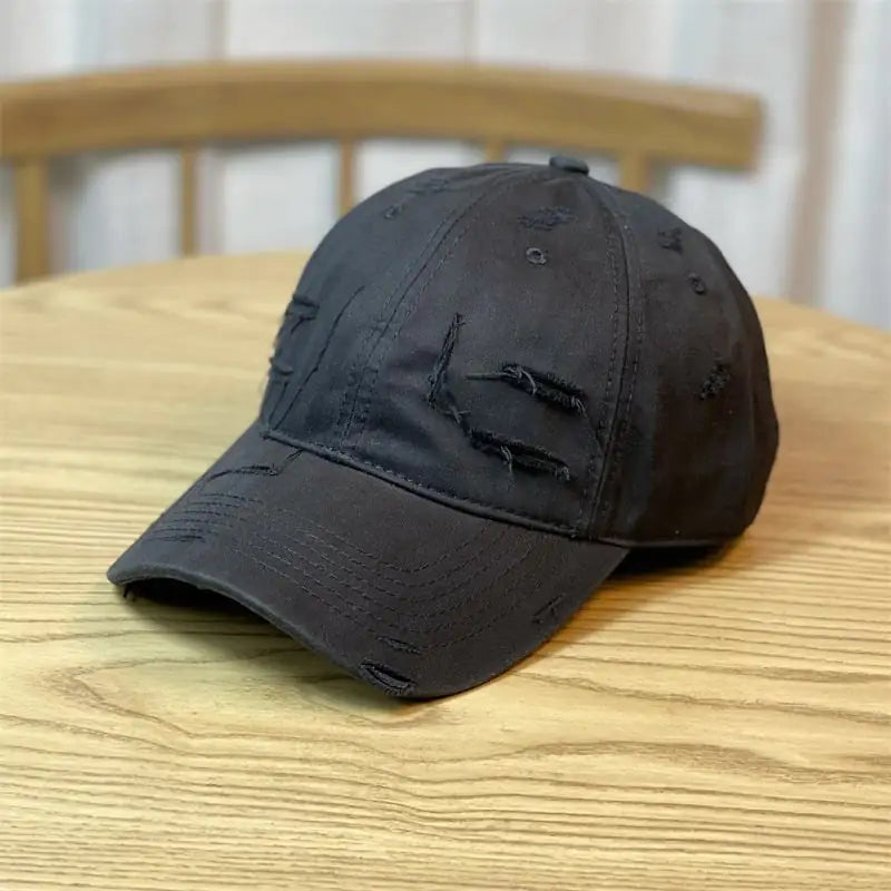 Retro Distressed Baseball Hat for Men