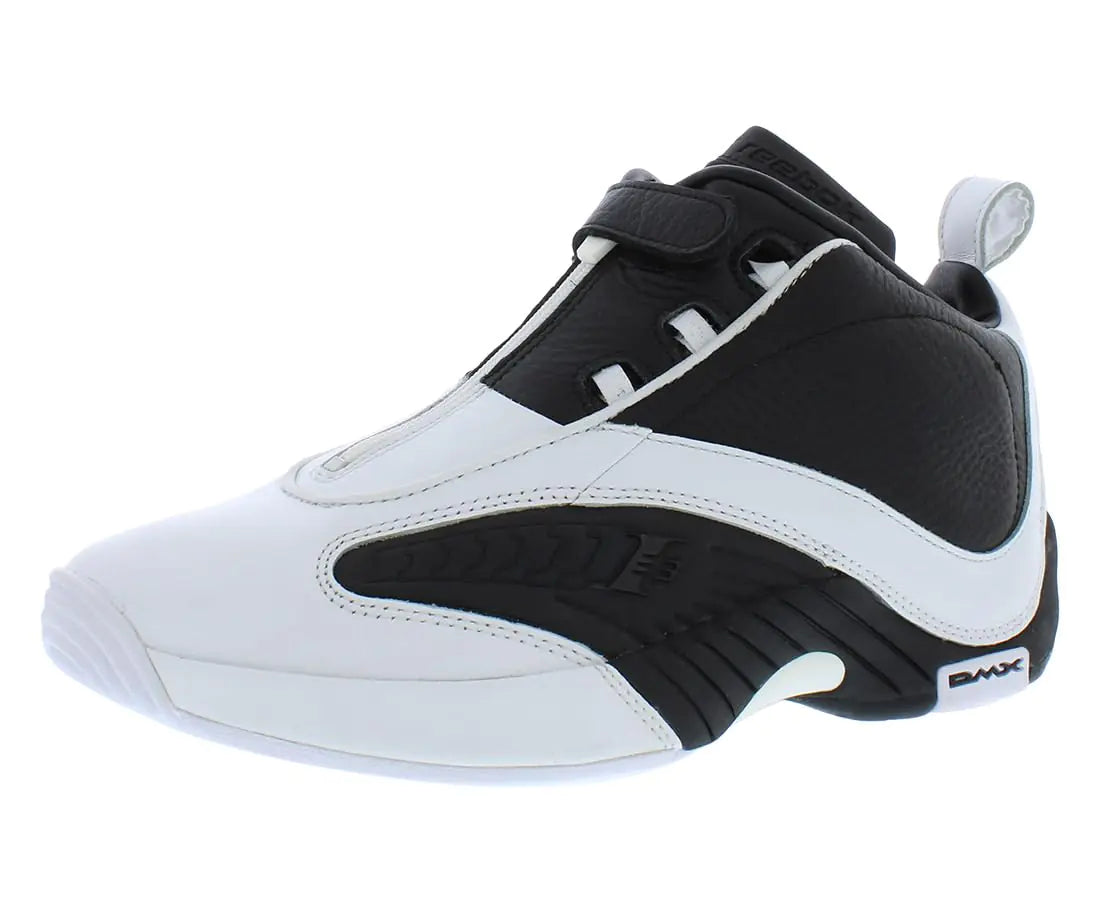 Reebok Answer IV Mens Shoes Size 9 Color: White/Black/Silver Metallic