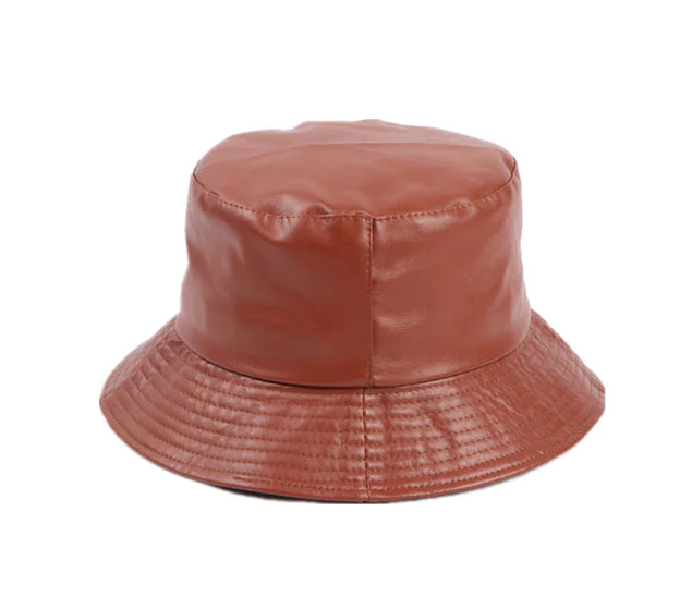 Fashionable Versatile Leather Hat for Men and Women