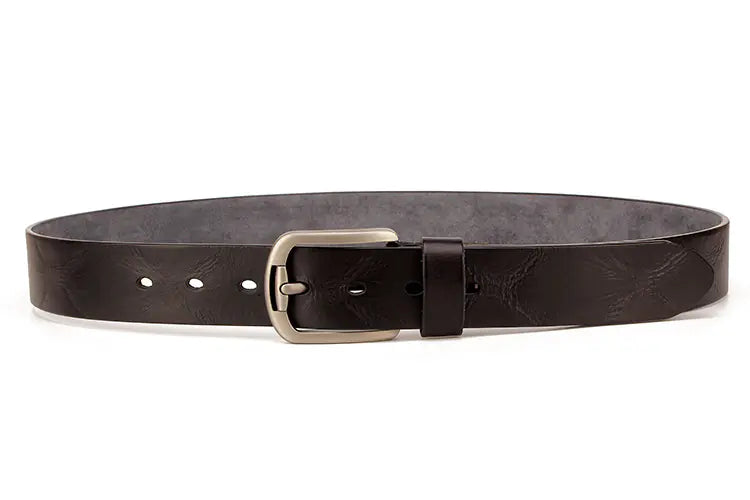 Genuine Leather Vintage Belt for Casual Jeans Wear