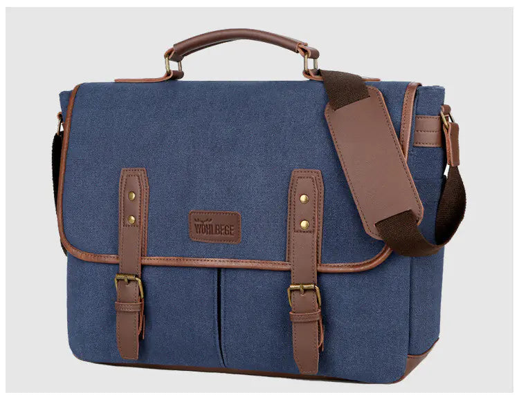 Canvas Portable Messenger Bag for Men
