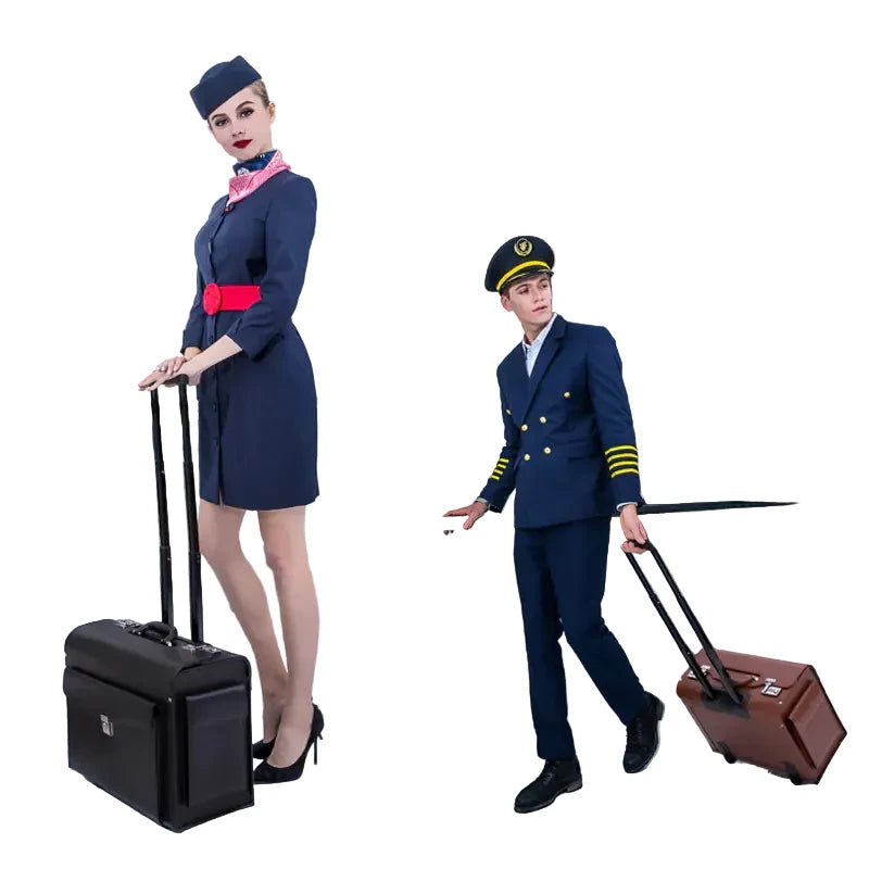 Men's Business Travel Rolling Luggage Suitcase